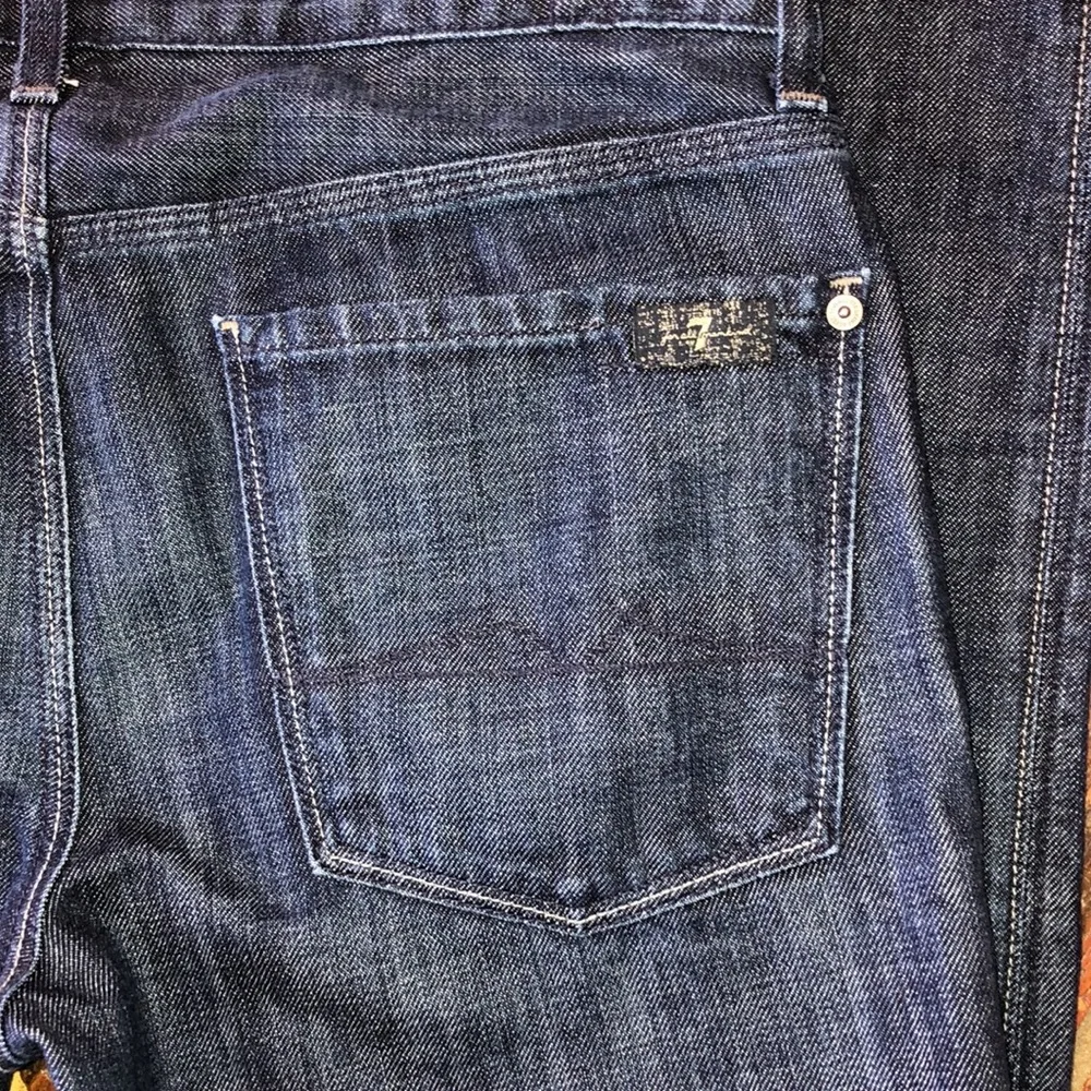 7 For All Mankind Slimmy Jeans SZ 31 - Picture 6 of 7